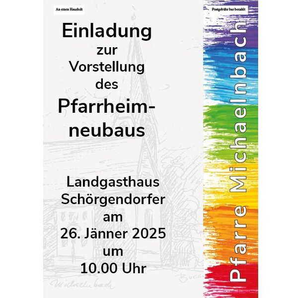 Pfarrheim Neubau / Pfarre Michaelnbach
