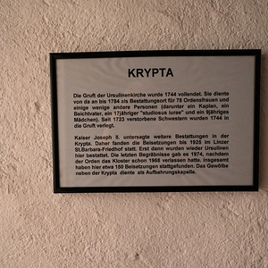 Beschreibung der Krypta