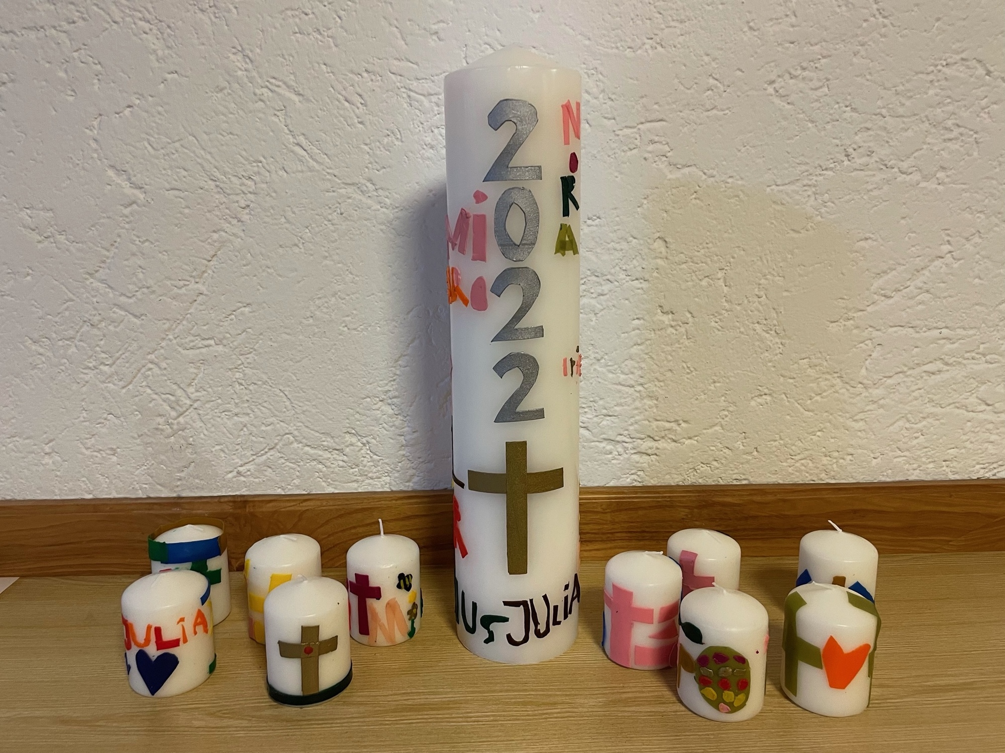 Gestaltung Osterkerzen