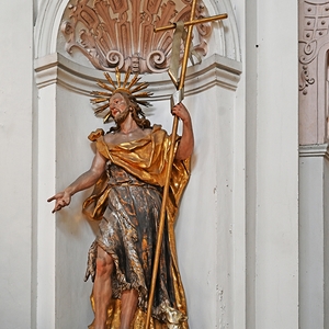 37 / © Wolfgang Hochreiter Statue Jesu als Guter Hirte