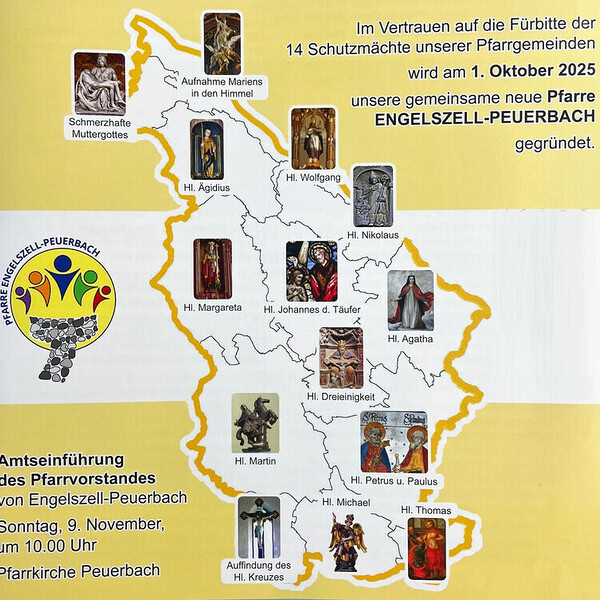Die 14 „Schutzmächte' und „Nothelfer' von EngelszeIl-Peuerbach / Pfarre Engelszell-Peuerbach Die 14 „Schutzmächte' und „Nothelfer' von EngelszeIl-Peuerbach