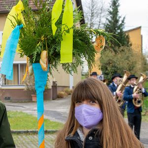 Palmprozession und Heilige Messe