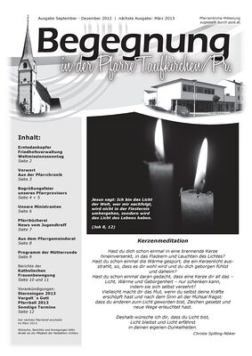 Pfarrbrief