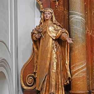 25 / © Wolfgang Hochreiter Augustinus-altar: Statue der Hl. Theresia von Franz Joseph Mähl
